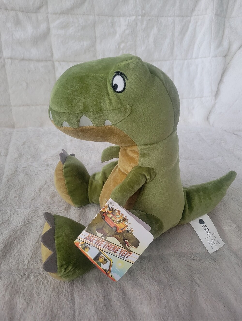 Green Dinosaur Plush Toy - Soft Cuddly T-Rex